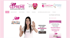 Desktop Screenshot of mujercepreme.com